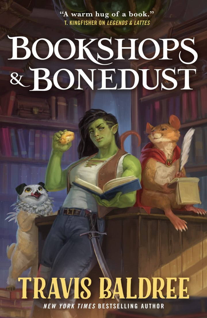Bookshops and Bonedust by Travis Baldree // Book Review